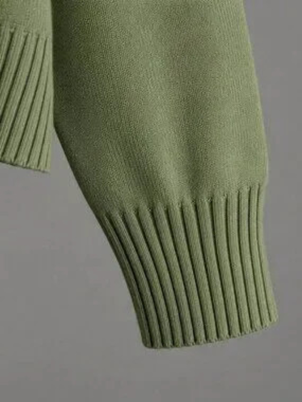 ZARA Green Casual Women's Crew Neck Long Sleeve sweater top And Pants set